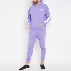 Custom 2024 Men's Fleece Tracksuit with Cotton Hood Winter <b>Jogging</b> Wear Two-Piece Set with OEM Servicing <b>Maternity</b> Breathable - Product Image 5