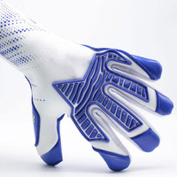 Guantes de Portero GREY STITCH Profesionales de Microfibra Impermeables para Fútbol, Entrenamiento al Aire Libre, con Inyección de Goma 3D de 4mm