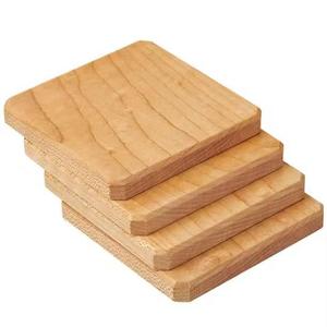 Brown Square Shaped <b>Coaster</b> With Holder Personalized Wooden <b>Coasters</b> <b>Set</b> Wooden Rustic Hand Carved - Product Image 5