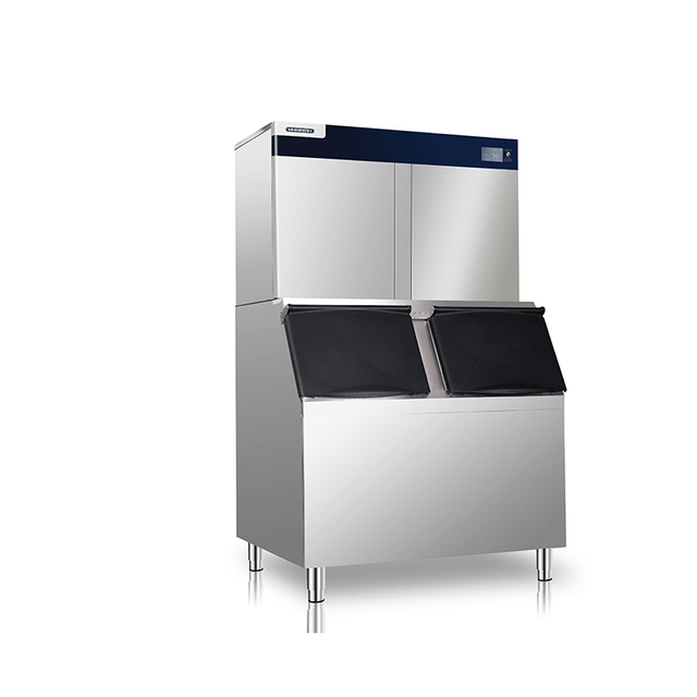 Latest Commercial Intelligent Ice Maker, Stainless Steel Ice Maker