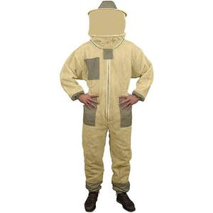 Beekeeping <b>Suit</b> with Fencing Veil and Long Sleeves Anti-Sting Cotton Outfit for <b>Bee</b> Handling Honey Harvesting and Apiary Use - Product Image 3