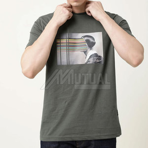 La mejor Venta De Camisetas estampadas hechas en Pakistán, ropa de verano de algodón 100% de punto de Color sólido a la moda - Product Image 1