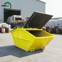 RNKJ Conteneur de collecte de déchets à ouverture supérieure, personnalisable, pour le transport de matériaux de construction