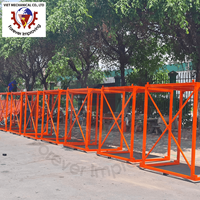 Fabricante de paletas de plástico grandes de HDPE industriales de alta resistencia apilables con refuerzo de acero estantes de paletas de madera