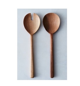 Ensemble cuillère et fourchette à salade en bois d'acacia, nouveau design, fait main, vaisselle, artisanat indien, accessoires de cuisine - Product Image 5