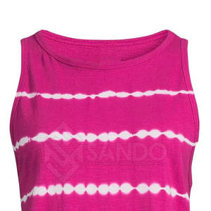 Diseño único Tallas grandes Mujeres Tank Top Venta al por mayor Mujeres Tank Top Sostenible Sin mangas Mujeres Tank Top - Product Image 4