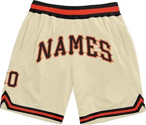 Nuevo diseño de fabricante personalizado Unisex bordado poliéster transpirable baloncesto parche cordón Streetwear pantalones cortos - Product Image 4
