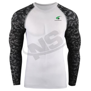Long Sleeve <b>Rash</b> <b>Guard</b> Sets Custom Design <b>Men</b> Bjj Training Compression Shirt Sublimation Sports Top Inspired Jiu Jitsu Kimono - Product Image 2