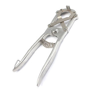 Pince en aluminium en caoutchouc Elastrator de haute qualité Applicateur en caoutchouc Elastrator en aluminium Instruments vétérinaires - Product Image 5