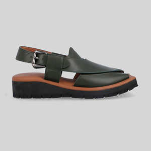 Chappal Peshawari en cuir de qualité supérieure pour homme Sandale traditionnelle faite à la main avec semelle confortable et personnalisée pour l'extérieur - Product Image 6