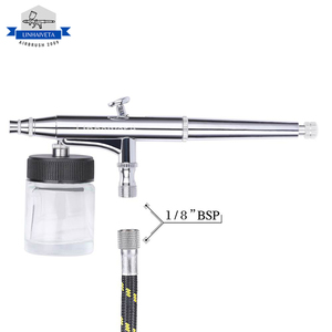 <span class=keywords><strong>Kit</strong></span> d'aérographe miniature à <span class=keywords><strong>double</strong></span> <span class=keywords><strong>action</strong></span> en cuivre LinhaivetA pour la décoration de gâteaux et l'art des ongles - Product Image 4