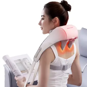 Ganzkörper-Knet massage gerät mit Wärme Drahtloses Massage produkt Elektrisches Nacken-und Schulter massage gerät zur Schmerz linderung