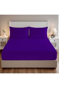 Juego de sábanas bajeras de tamaño doble (160x200)(62 "x 78") de cama suave Ropa, duradera y cómoda para un sueño nocturno perfecto - Product Image 4