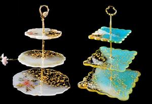 2024 personalizado moderno Hogar y diseño de cocina soporte para pasteles Material de resina precio al por mayor herramientas para pasteles últimas opciones de tamaño - Product Image 3