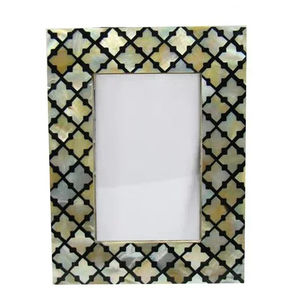 Premium Handcrafted Mother of Pearl Square <b>Photo</b> <b>Frame</b> Indian Decor for Walls & Desks Wholesale Export Quality - Product Image 1