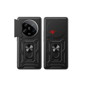 Soporte Magnético para Xiaomi Mi 14 Ultra, Funda con Protección de Lente de Cámara Deslizante, Silicona Antigolpes, Color Azul Vega, Poco M4 - Product Image 2