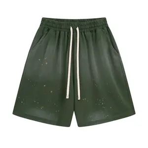 Manufacturer French Terry <b>Men</b> Acid Wash <b>Shorts</b> for <b>men</b> Custom Logo <b>Men's</b> <b>Short</b> Heavyweight 300gsm 100% Cotton Streetwear - Product Image 5