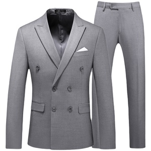 Traje de oficina de lujo de dos piezas al por mayor, vestido formal de boda para hombre, traje de talla estándar, chaqueta, traje de negocios 2026 - Product Image 3