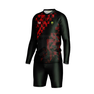 Ensemble maillot et short de football d'équipe personnalisé uniforme de football à séchage rapide respirant OEM/ODM vente en gros directe d'usine - Product Image 3