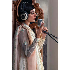 Qala by Mushq Luxury Kamdaani Festive Collection AAILA TC-554 Tela Satén - Product Image 5