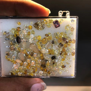 Lab Grown Fancy Color 0.50Ct a 5Ct Diamantes amarillos CVd/HPht para joyería de diamantes finos Formas redondas y mixtas sueltas - Product Image 4