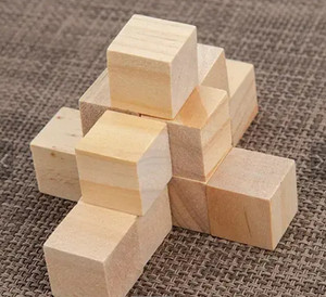 Bán buôn sản phẩm tự nhiên chưa hoàn thành khối gỗ rắn tùy chỉnh chốt gỗ và gỗ vuông cho các dự án thủ công tự làm - Product Image 5