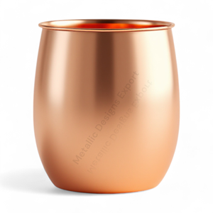 Moderno vaso de metal de vidrio de cobre elegante de 14oz taza de bebida aislada personalizada para beber diseño duradero - Product Image 4
