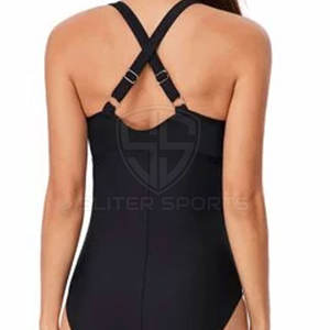 Traje de baño de color sólido para mujer hecho a medida para adultos Venta directa de fábrica-Bikinis y ropa de playa - Product Image 6
