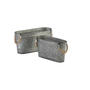 Seau à vin portable en acier inoxydable de luxe moderne et durable, écologique, avec poignées en corde, pour accessoires de boisson à domicile - Product Image 1