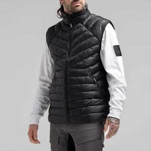 Nuevo Chaleco Acolchado Informal con Capucha para Hombre, Personalizable, Impermeable, Ecológico, de Lona, Venta al por Mayor, Alta Calidad, Sin Mangas - Product Image 5