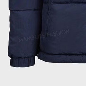 เสื้อแจ็กเก็ตขนเป็ดของผู้ชายเสื้อดาวน์แฟชั่นอินเทรนด์ล่าสุดมีลายบล็อคสีออกแบบได้ตามต้องการ - Product Image 4