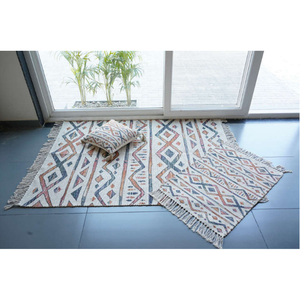 Alfombras de yute modernas impresas personalizadas del proveedor al por mayor tejidas a mano Chenille antideslizante lavable interior/exterior hogar Oficina Cocina - Product Image 5