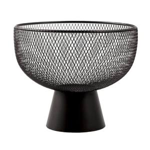 Standard Designer Black Color Powder Coated Heavy Duty Metal Wire Made Attractive Look Fruit And <b>Bread</b> Storage <b>Basket</b> Supplies - Product Image 1