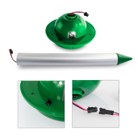 Répulsif antiparasitaire ultrasonique à énergie solaire écologique Vibration du moteur haute fréquence Répulsif à taupe super efficace Rechargeable
