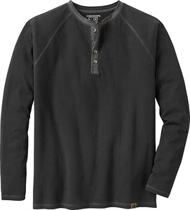 Chemises coupe-vent raglan à col en O pour hommes, tailles régulières et grandes - Product Image 3