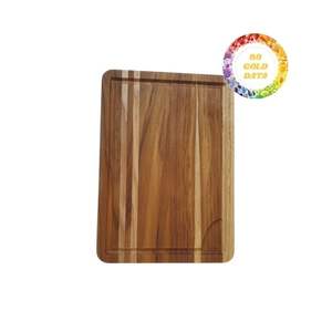 Planche à découper en bois naturel Bloc à découper extra large et solide avec surface lisse, parfait pour cuisiner et servir - Product Image 4