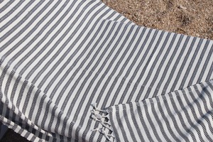 Serviette turque Peshtemal rayée, séchage rapide, écologique, en coton coloré, pour femmes et hommes, plage, piscine, maison, sauna, serviette de séchage - Product Image 3