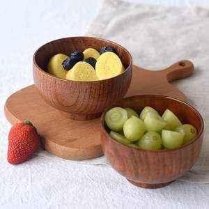 Bols en bois, bols à soupe, ensemble de bols à mélanger de Noël, bols à nouilles petits bols bols pour cuisine salade de fruits nouilles riz - Product Image 2