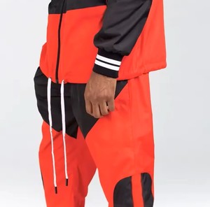 Ensemble de coupe-vent pour hommes de couleurs unies, imprimé écologique, respirant, léger, anti-rides, designs uniques entièrement personnalisés - Product Image 6