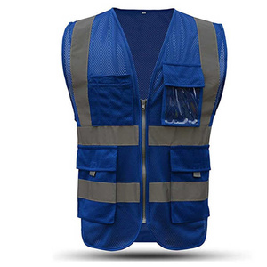 Veste de sécurité avertissement de construction haute visibilité travail vêtements réfléchissants signal équipement de sécurité gilet réfléchissant - Product Image 1