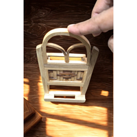 Support de téléphone en bambou biodégradable et durable, fait main, personnalisé pour bureau, compatibilité universelle, marque OEM