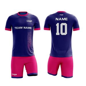 Maillots de football sur mesure kits uniformes de football à séchage rapide vêtements de football vierges OEM - Product Image 3