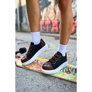 Chaussures Femme Ch251 Gbt Mirror Furry Noir/tan - Product Image 1