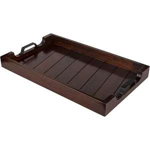 Bandeja de madera de tamaño personalizado, forma rectangular para regalo, bandeja para servir comida de estilo indio para Hotel y bandeja de uso doméstico de India - Product Image 2