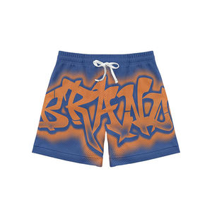 Concevez vos propres shorts en mesh de marque, 100% polyester, shorts en mesh athlétiques pour hommes, shorts en mesh décontractés, respirants, à séchage rapide, shorts de fitness en mesh - Product Image 5