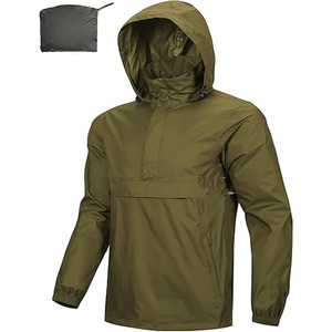 Vestes de pluie coupe-vent à col montant personnalisées de haute qualité pour hommes Hot Style Winter Wholesale téléchargées par Dress Sports - Product Image 1