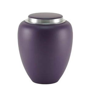 Urna de cremación humana para adultos Estilo contemporáneo Color amatista Urna de ceniza de gran aspecto Muy asequible - Product Image 1