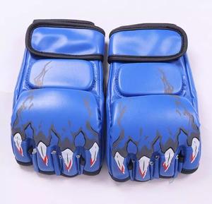 GAF-guantes de boxeo personalizados para adultos, de medio dedo, cuero Pu, duraderos, para entrenamiento de lucha libre, seguridad - Product Image 5