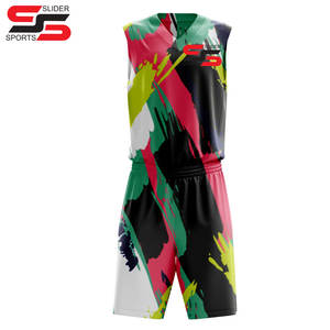 Maillots de basket-ball personnalisés vêtements de basket-ball pour hommes sublimation complète respirant jeunesse ensemble complet uniforme de basket-ball Kits complets - Product Image 5
