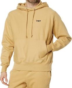 Venta al por mayor unisex pulóver con capucha logotipo impreso personalizado fábrica algodón gota hombro peso pesado hombres 100% algodón Sudadera con capucha - Product Image 6